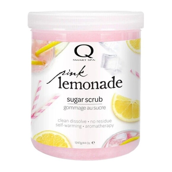 QTICA Smart Spa Pink Lemon Lemonade Sugar Scrub XL Size 44oz /1247 g NEW - Picture 1 of 6